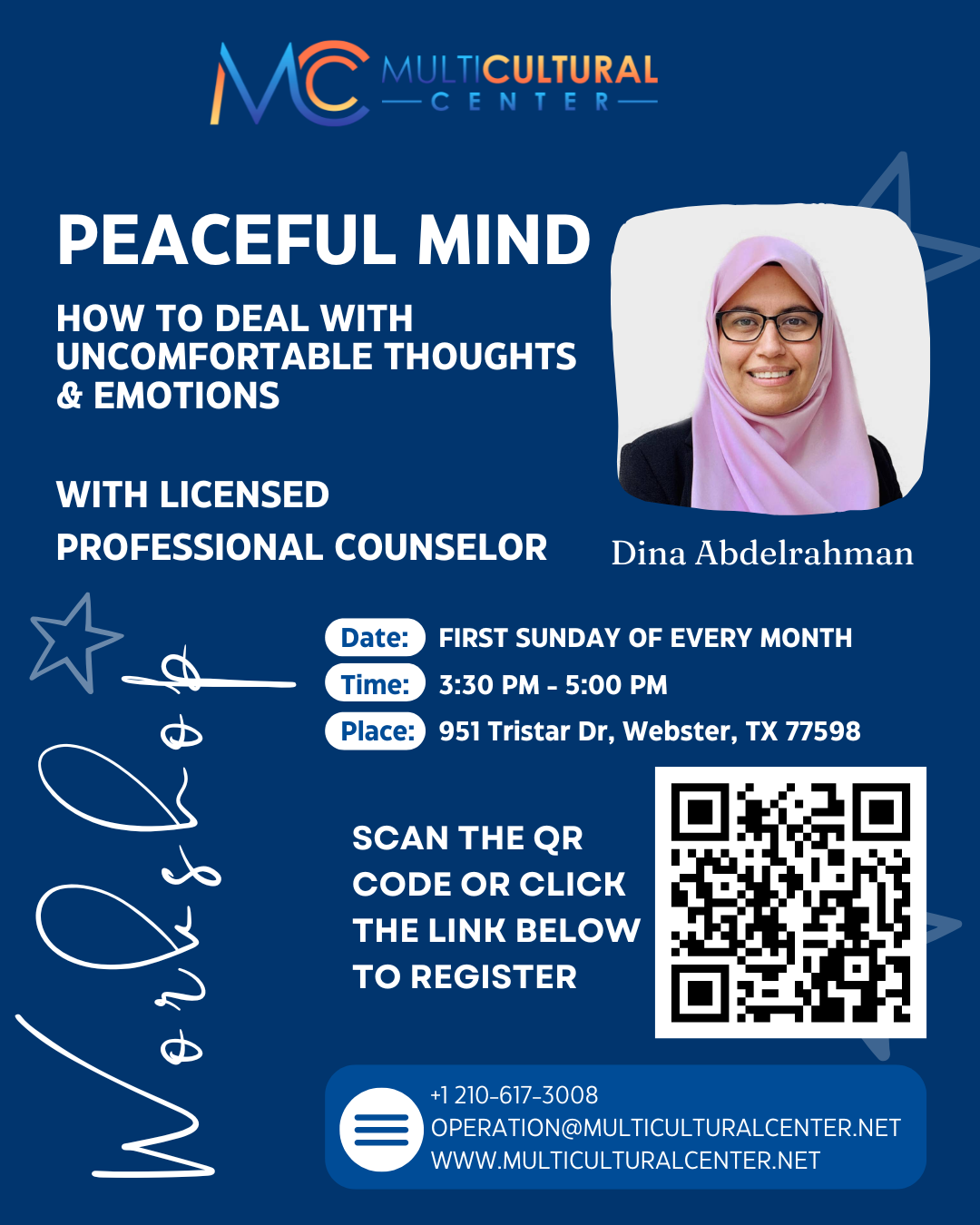 PEACEFUL MIND DR DINA HOW TO DEAL WITH UNCOMFORTABLE THOUGHTS & EMOTIONS