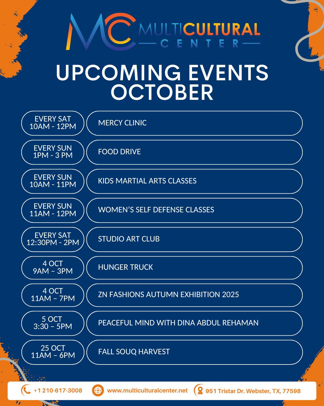Upcoming Events