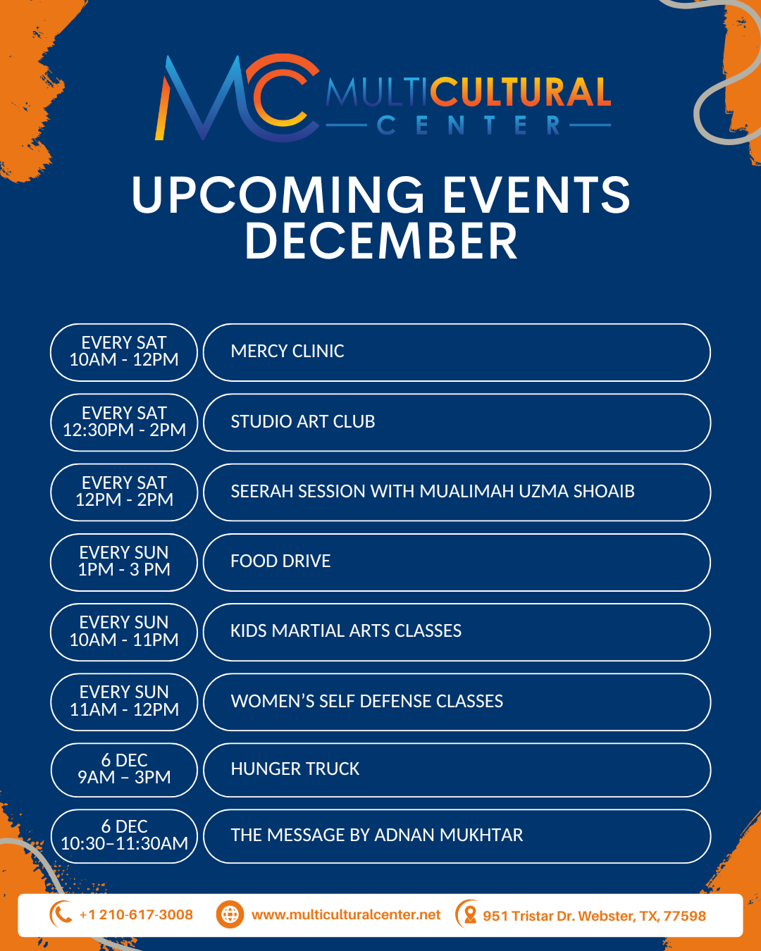 Upcoming Events