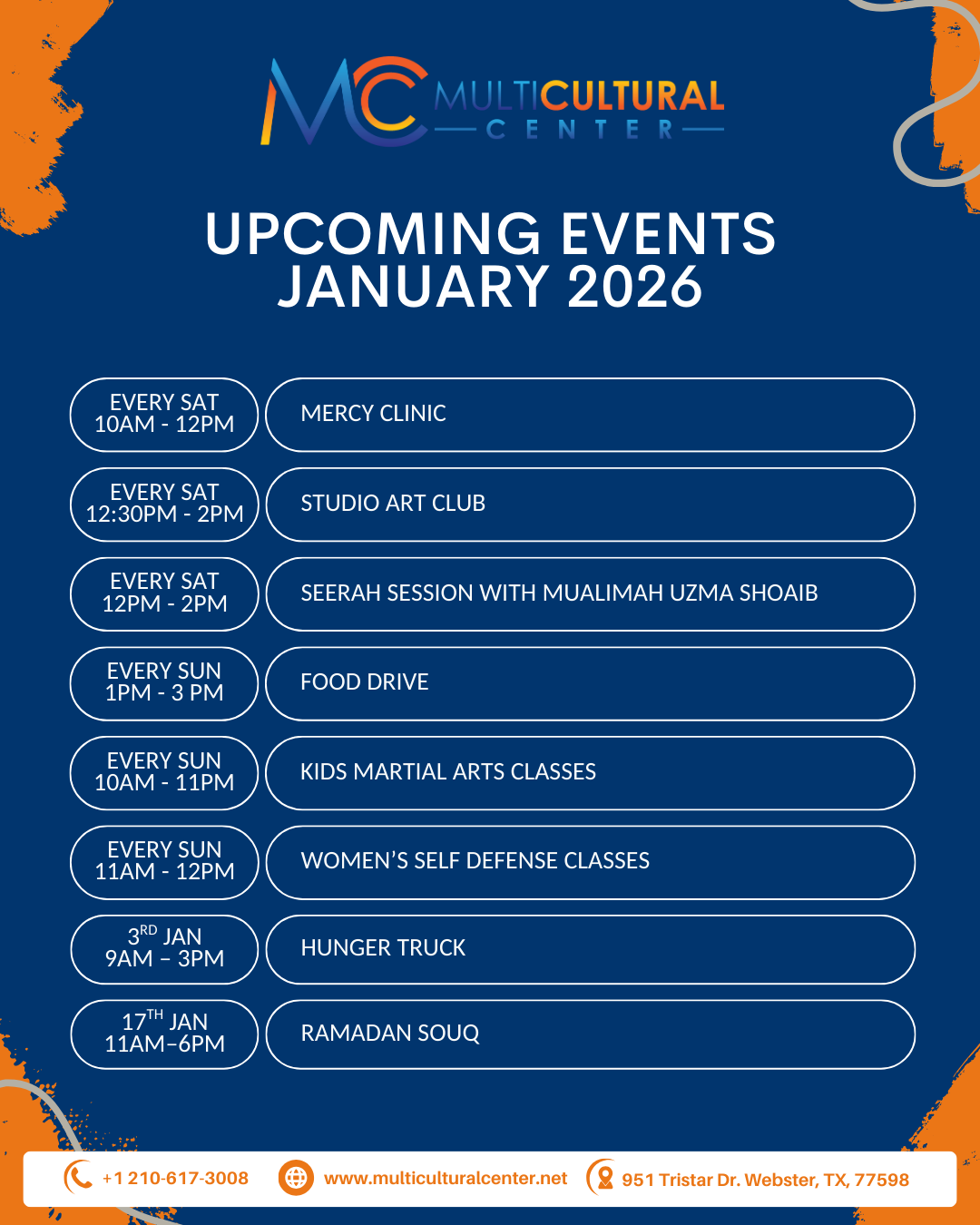 Upcoming Events