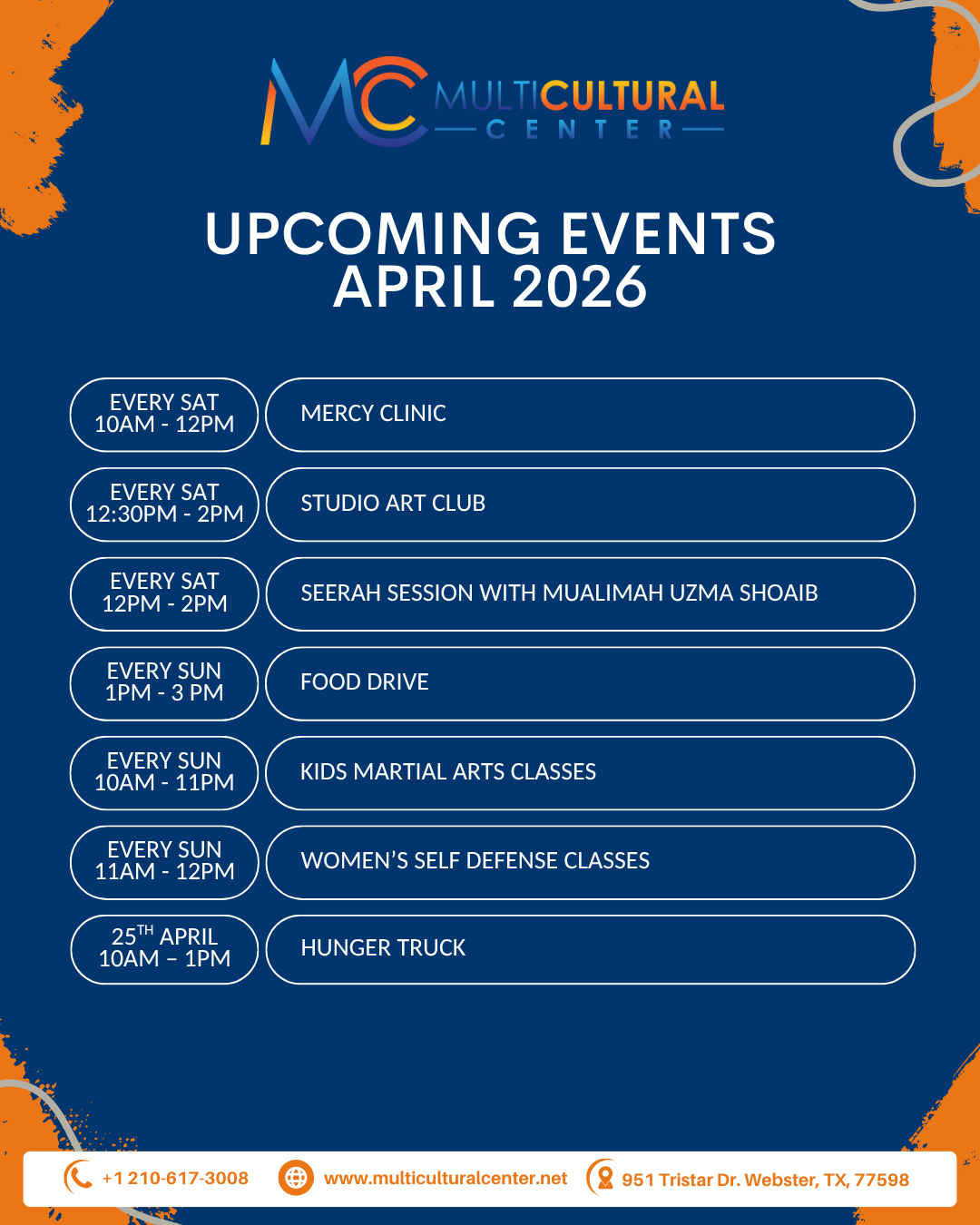 Upcoming Events