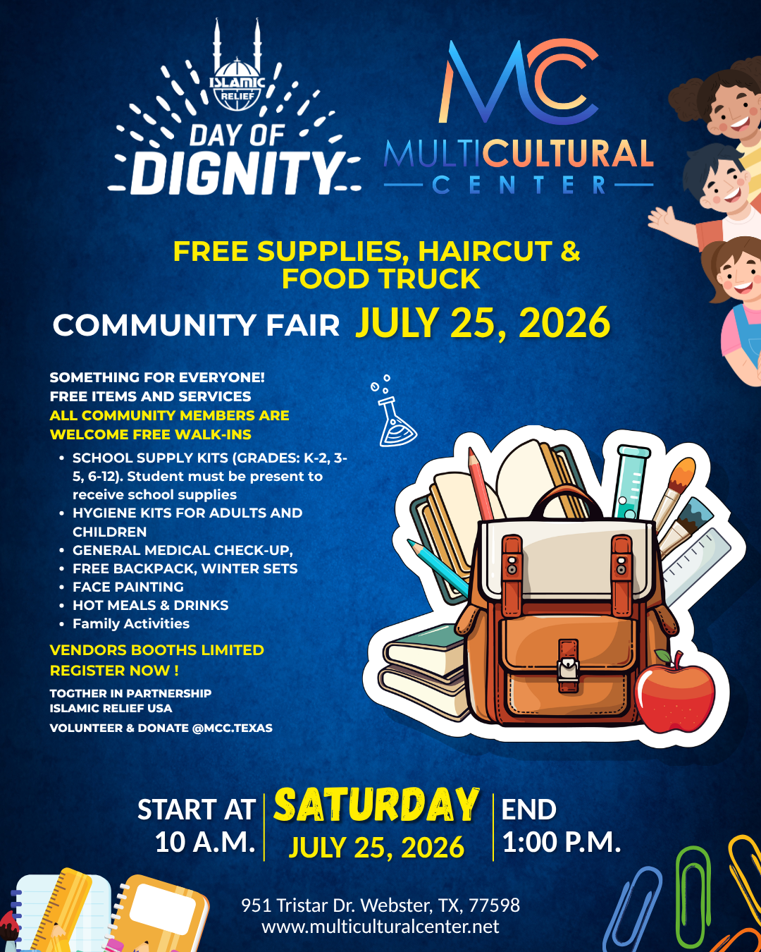 DAY OF DIGNITY BACK TO SCHOOL 2026